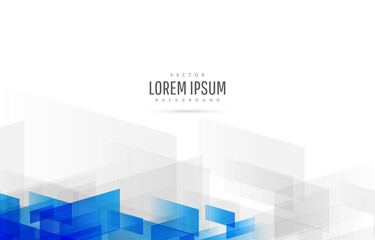 Fototapeta premium abstract white blue business template