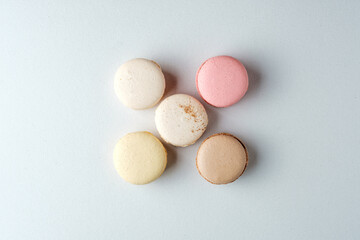 Five macarons