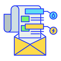 insurance bill Isolated Vector icon which can easily modify or edit

