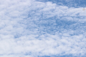 sky with white clouds