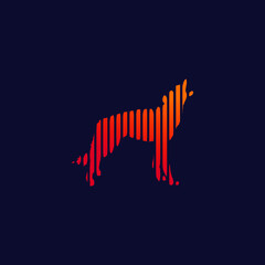 Wolf lines logo