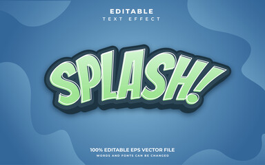 Splash Text Effect Boom Surprise Blast Shock Playful
