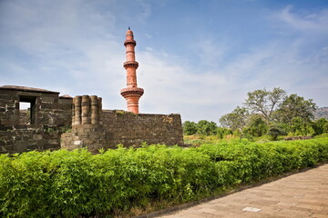 Devgiri Daulatabad Fort
 Inside Building Structure view. Aurangabad, Maharashtra, India.