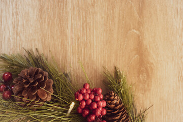 Cartel postal editable de navidad
