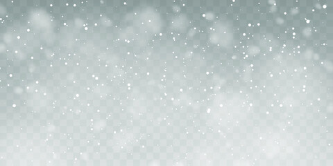 Png Vector heavy snowfall, snowflakes in different shapes and forms. Snow flakes, snow background. Falling Christmas	