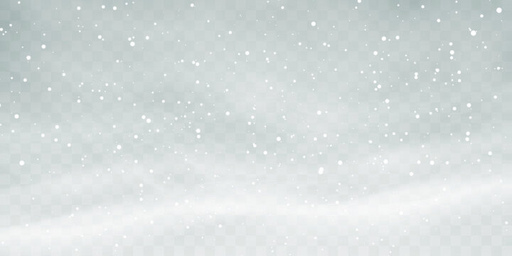 Png Vector Heavy Snowfall, Snowflakes In Different Shapes And Forms. Snow Flakes, Snow Background. Falling Christmas	