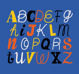 ransom note alphabet poster