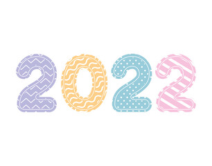 nice 2022 year icon