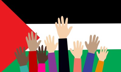 Day of Solidarity with the Palestinian People vector illustration concept