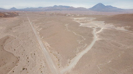 Vista de Dron al Desierto de Atacama