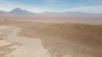 Vista de Dron al Desierto de Atacama