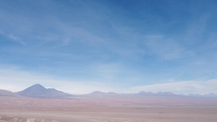 Vista de Dron al Desierto de Atacama