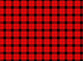 Red Christmas theme seamless pattern background. design for pillow, print, fashion, clothing, fabric, gift wrap. vector.