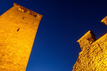 Tower of the Zumelle Castle, Mel, Province of Belluno, Italy