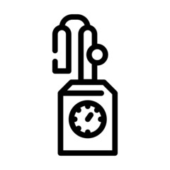 distiller equipment line icon vector. distiller equipment sign. isolated contour symbol black illustration