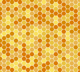 Hexagonal honeycomb bee background pattern vector abstract. Honeycomb bee hive