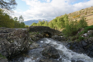 Obraz premium Bridge Over Lakeland Water