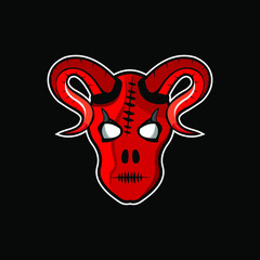 
Red devil e sport logo design