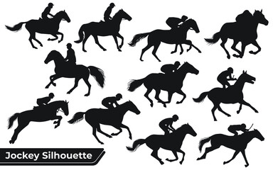 Collection of Jockey silhouettes