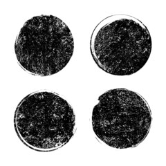 Grunge texture brush stamp vector circle dot. Rubber graphic grunge stamp vintage background