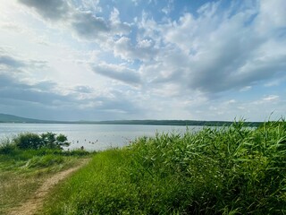 lake and sky