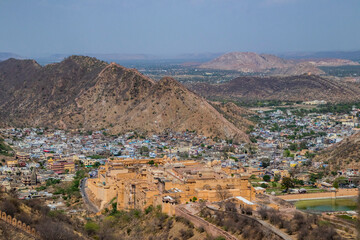 Obraz premium Aerial views of Jaipur City