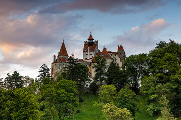 Fototapeta premium The castle of bran in Transylvania Romania