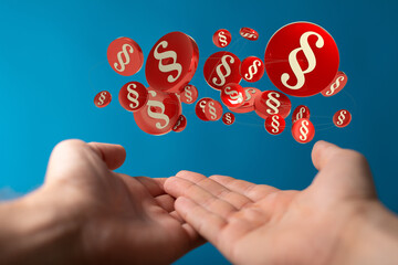 Labor Law Lawyer Legal Business Internet Technology Concept