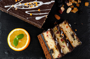 keks, ciastka, czekolada, jedzenie, deser, słodki, przepyszny, przekąska, pieczone, smaczny, ciasta, cukier, domowe, piekarnia, lukier, słodki, delikatesowy, owoce, kandyzowane, piernik, pomarańcza, m © yanek