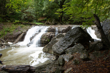 Lastiver Waterfall near Enokavan and Ijevan, Armenia,