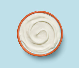 bowl of yogurt