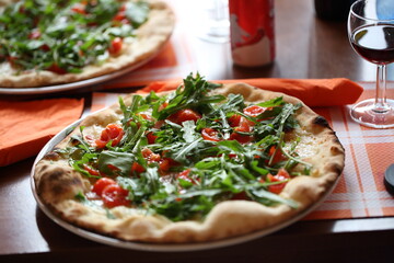 Pizza on the table
