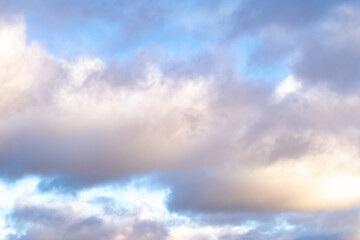 Fototapeta premium Sky with beautiful clouds for collage