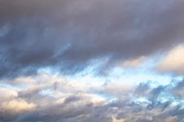 Fototapeta premium Sky with beautiful clouds for collage