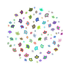 Abstract composition, patch part construction, creative text frame surface, figure logo icon, EPS10 image. Geometric round shape