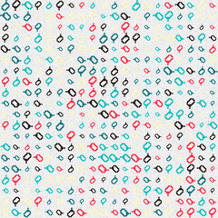 Abstract Geometric Pattern generative computational art illustration