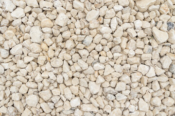 Gray gravel for laying of asphalt roads and filling of emptiness. Background