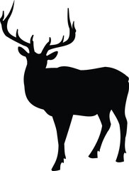 Elk Silhouettes SVG Elk Silhouette Clipart