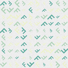 Abstract Geometric Pattern generative computational art illustration