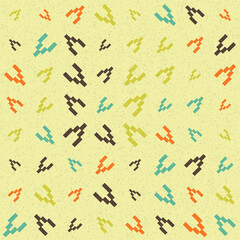 Abstract Geometric Pattern generative computational art illustration