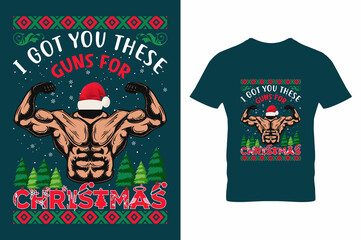 Christmas T-shirt Design, Christmas T-shirt Design Bundle, Merry Christmas, Christmas Illustration, Christmas Element Vector,  Christmas Gift Card, Christmas Lover, 
Gym Christmas T-Shirt Design.