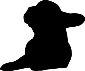French Bull Dog Silhouettes SVG Frenchie Bulldog Dog SVG