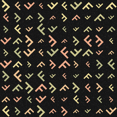 Abstract Geometric Pattern generative computational art illustration