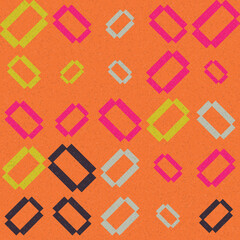 Abstract Geometric Pattern generative computational art illustration