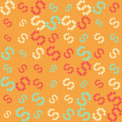 Abstract Geometric Pattern generative computational art illustration