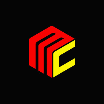 Simple but unique letter MC logo