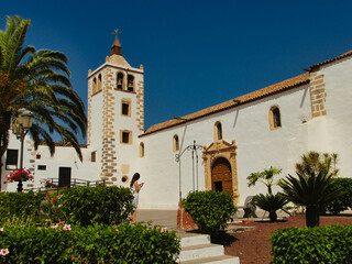 Iglesia de Santa Maria church in Betancuria historical village Fuerteventura