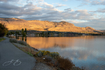 bike trail by Osoyoos Lake