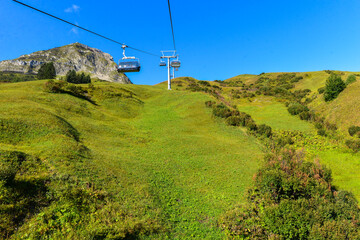 Steffisalp Seilbahn Warth/Vorarlberg-Österreich 