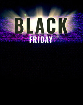3d render of a Black Friday word